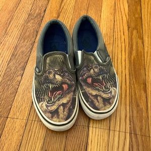 Vans T-Rex dinosaur slip-on